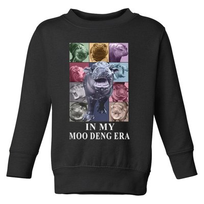 In My Moo Deng Hippo Pygmy Hippopotamus Toddler Sweatshirt