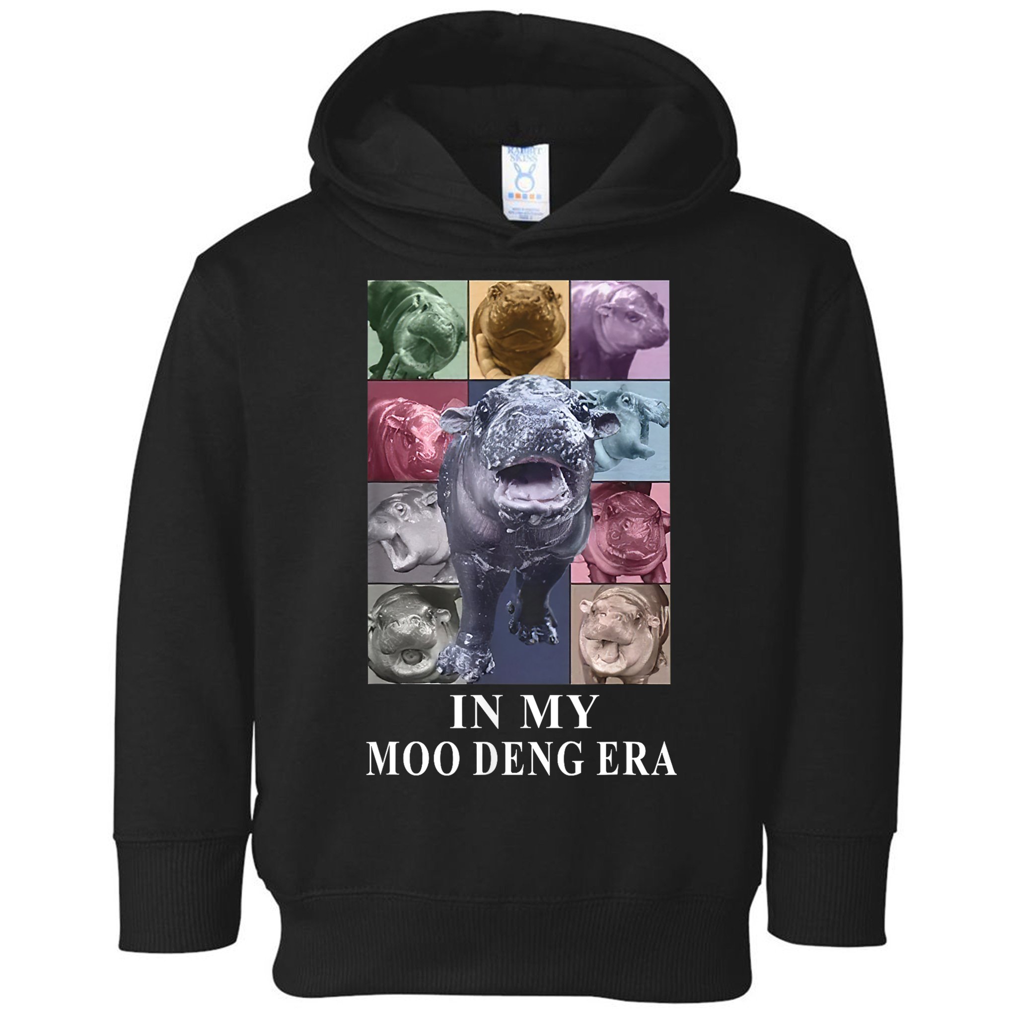 In My Moo Deng Hippo Pygmy Hippopotamus Toddler Hoodie