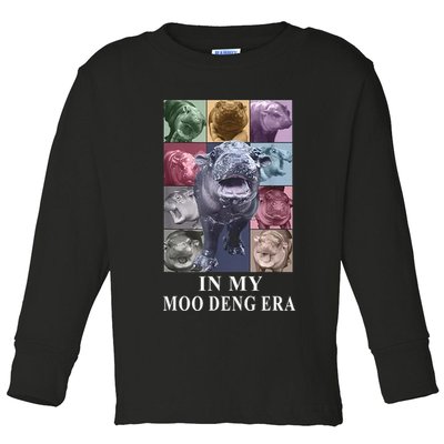 In My Moo Deng Hippo Pygmy Hippopotamus Toddler Long Sleeve Shirt