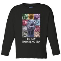 In My Moo Deng Hippo Pygmy Hippopotamus Toddler Long Sleeve Shirt