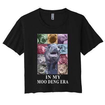 In My Moo Deng Hippo Pygmy Hippopotamus Crop Top