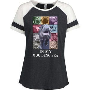 In My Moo Deng Hippo Pygmy Hippopotamus Enza Ladies Jersey Colorblock Tee