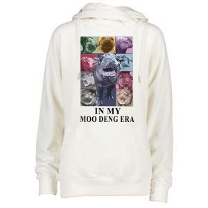 In My Moo Deng Hippo Pygmy Hippopotamus Womens Funnel Neck Pullover Hood