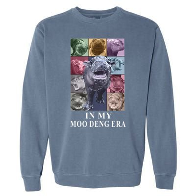 In My Moo Deng Hippo Pygmy Hippopotamus Garment-Dyed Sweatshirt