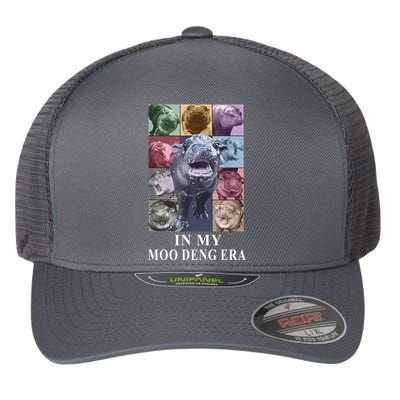 In My Moo Deng Hippo Pygmy Hippopotamus Flexfit Unipanel Trucker Cap