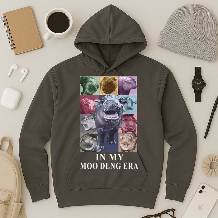In My Moo Deng Hippo Pygmy Hippopotamus Hoodie