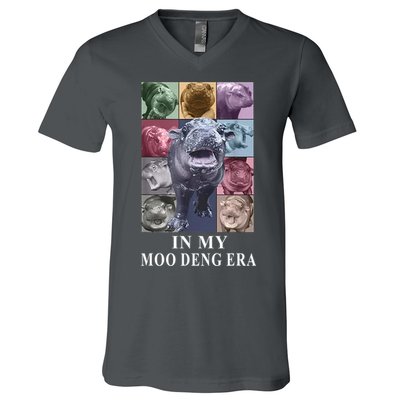 In My Moo Deng Hippo Pygmy Hippopotamus V-Neck T-Shirt