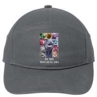 In My Moo Deng Hippo Pygmy Hippopotamus 7-Panel Snapback Hat
