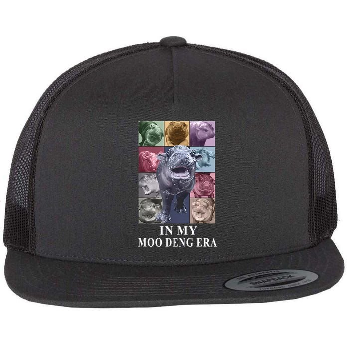 In My Moo Deng Hippo Pygmy Hippopotamus Flat Bill Trucker Hat