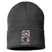 In My Moo Deng Hippo Pygmy Hippopotamus Sustainable Knit Beanie