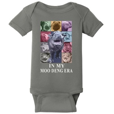 In My Moo Deng Hippo Pygmy Hippopotamus Baby Bodysuit