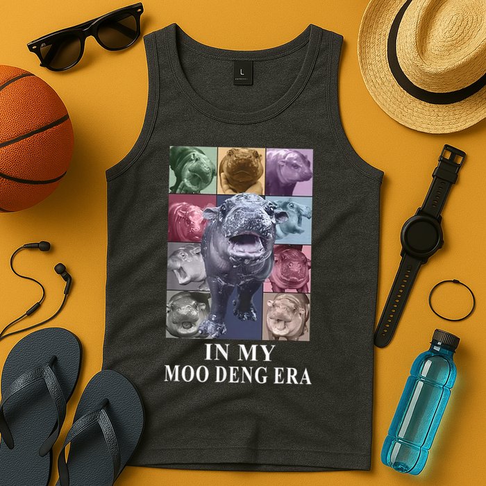 In My Moo Deng Hippo Pygmy Hippopotamus Tank Top