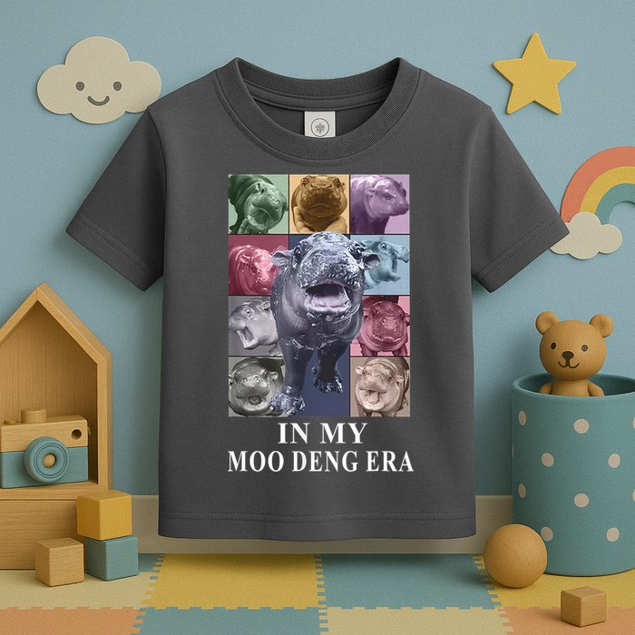 In My Moo Deng Hippo Pygmy Hippopotamus Toddler T-Shirt