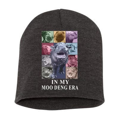 In My Moo Deng Hippo Pygmy Hippopotamus Short Acrylic Beanie