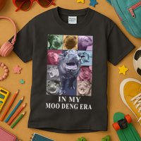In My Moo Deng Hippo Pygmy Hippopotamus Kids T-Shirt
