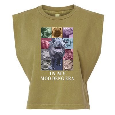 In My Moo Deng Hippo Pygmy Hippopotamus Garment-Dyed Women's Muscle Tee