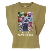 In My Moo Deng Hippo Pygmy Hippopotamus Garment-Dyed Women's Muscle Tee