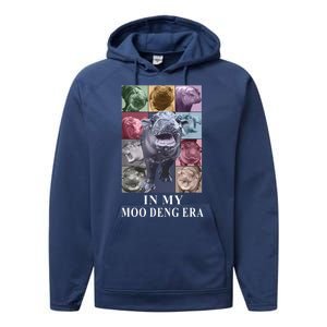 In My Moo Deng Hippo Pygmy Hippopotamus Performance Fleece Hoodie