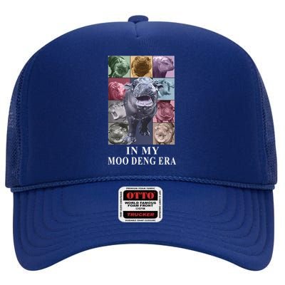 In My Moo Deng Hippo Pygmy Hippopotamus High Crown Mesh Back Trucker Hat