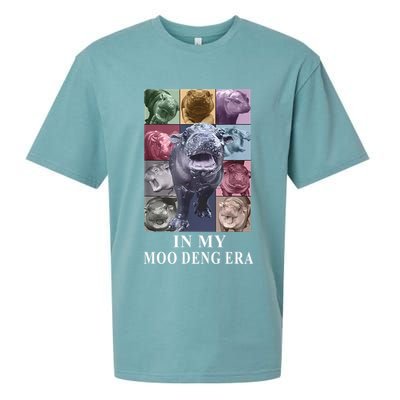 In My Moo Deng Hippo Pygmy Hippopotamus Sueded Cloud Jersey T-Shirt