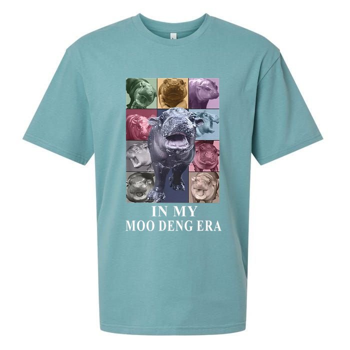 In My Moo Deng Hippo Pygmy Hippopotamus Sueded Cloud Jersey T-Shirt