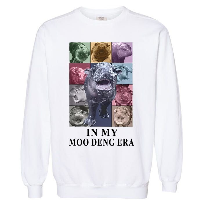 In My Moo Deng Hippo Pygmy Hippopotamus Garment-Dyed Sweatshirt
