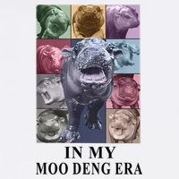 In My Moo Deng Hippo Pygmy Hippopotamus Garment-Dyed Sweatshirt