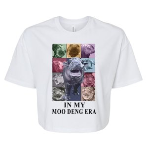 In My Moo Deng Hippo Pygmy Hippopotamus Bella+Canvas Jersey Crop Tee