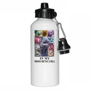 In My Moo Deng Hippo Pygmy Hippopotamus Aluminum Water Bottle