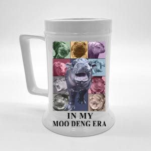 In My Moo Deng Hippo Pygmy Hippopotamus Beer Stein