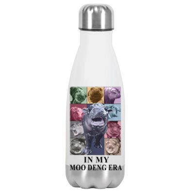 In My Moo Deng Hippo Pygmy Hippopotamus Stainless Steel Insulated Water Bottle