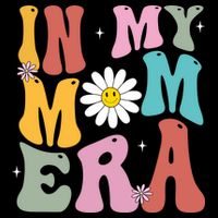 In My Mom Era Retro Mothers Day Gift Backpack