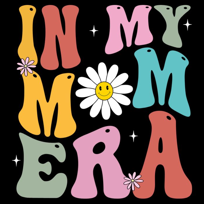 In My Mom Era Retro Mothers Day Gift Backpack