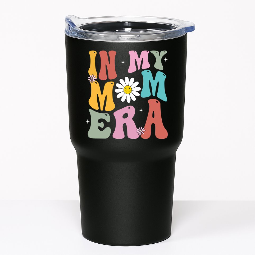 In My Mom Era Retro Mothers Day Gift Tumbler