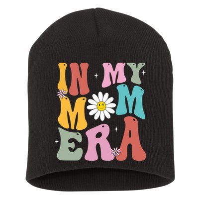 In My Mom Era Retro Mothers Day Gift Short Acrylic Beanie