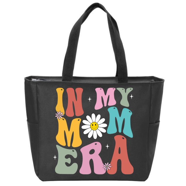 In My Mom Era Retro Mothers Day Gift Zip Tote Bag
