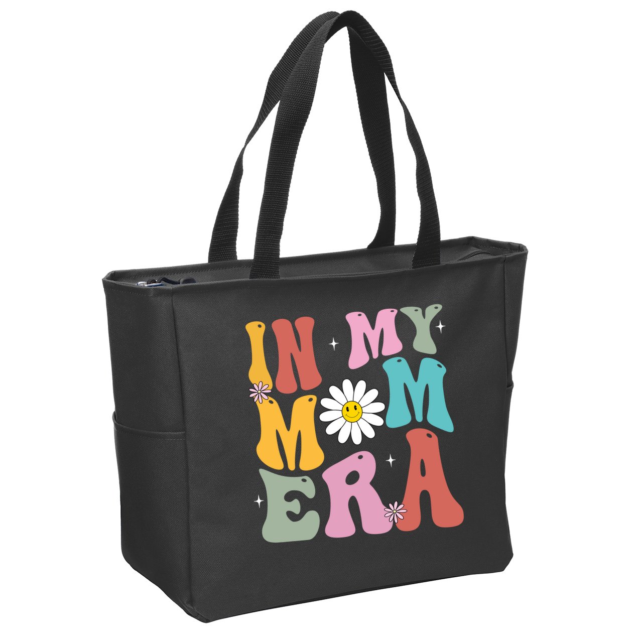 In My Mom Era Retro Mothers Day Gift Zip Tote Bag