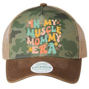 In My Muscle Mommy Era Groovy Legacy Tie Dye Trucker Hat