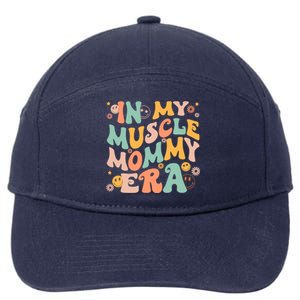 In My Muscle Mommy Era Groovy 7-Panel Snapback Hat