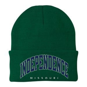 Independence Missouri Mo Varsity Style Knit Cap Winter Beanie