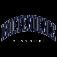 Independence Missouri Mo Varsity Style Stripe Pom Pom Beanie