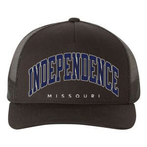 Independence Missouri Mo Varsity Style Yupoong Adult 5-Panel Trucker Hat