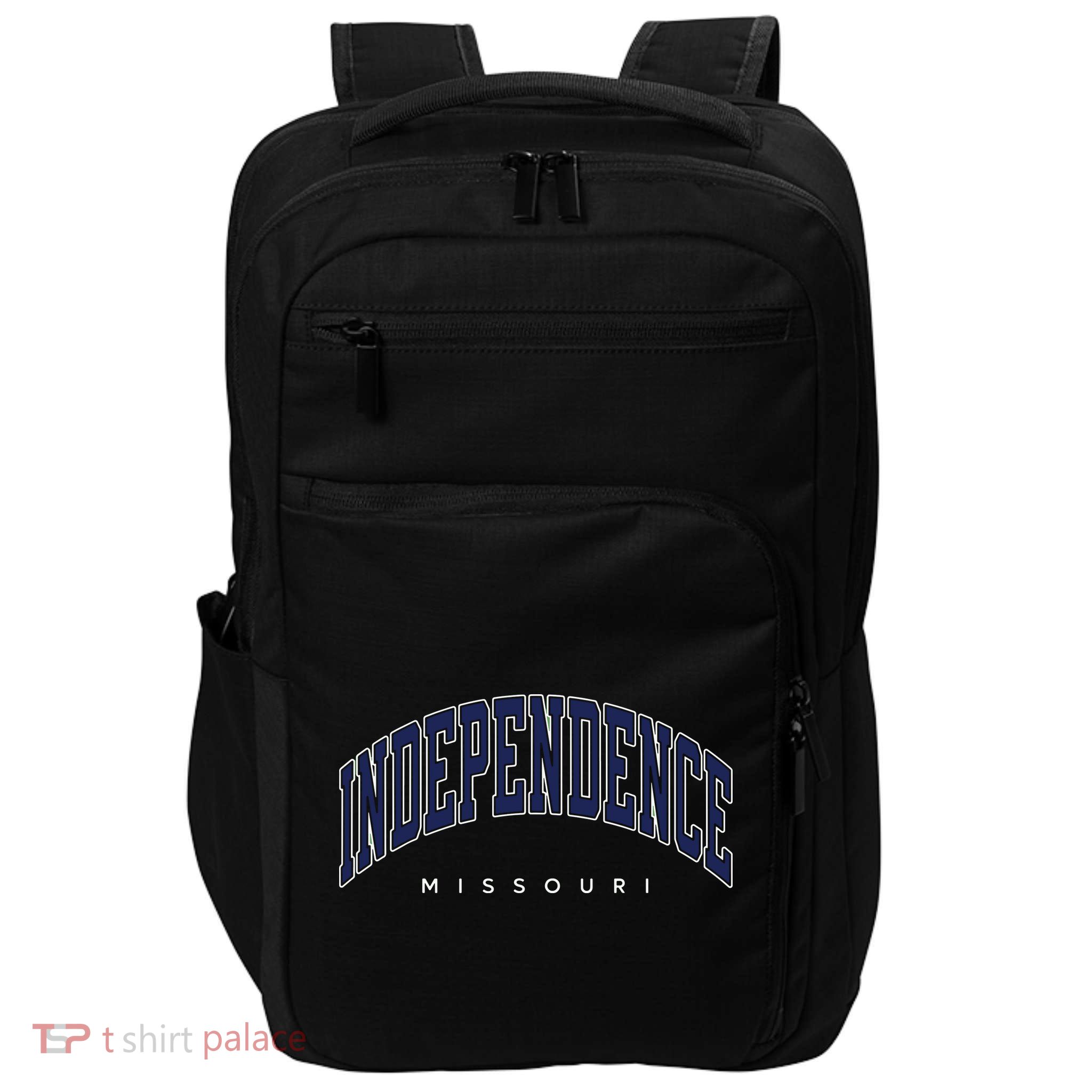 Independence Missouri Mo Varsity Style Impact Tech Backpack