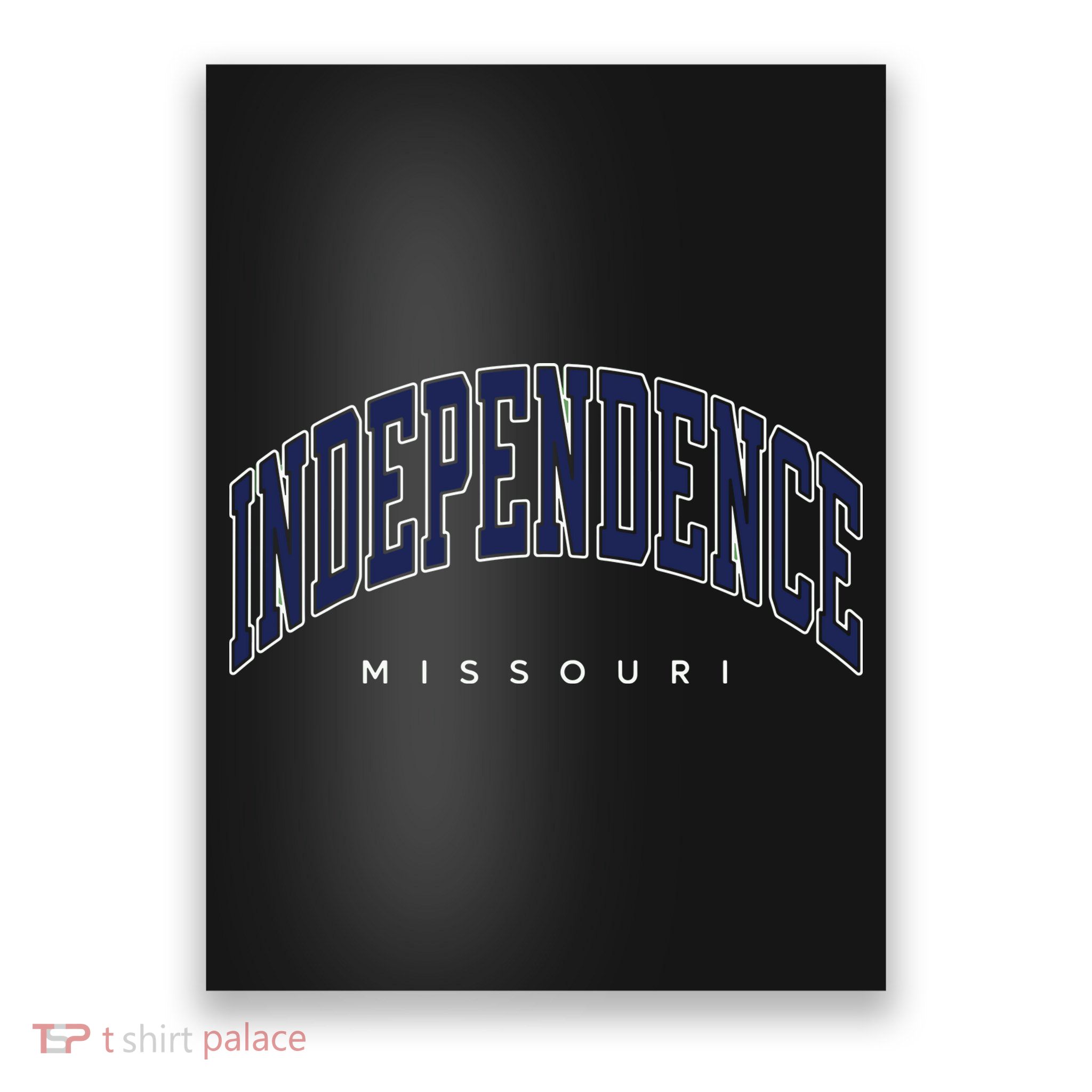 Independence Missouri Mo Varsity Style Poster