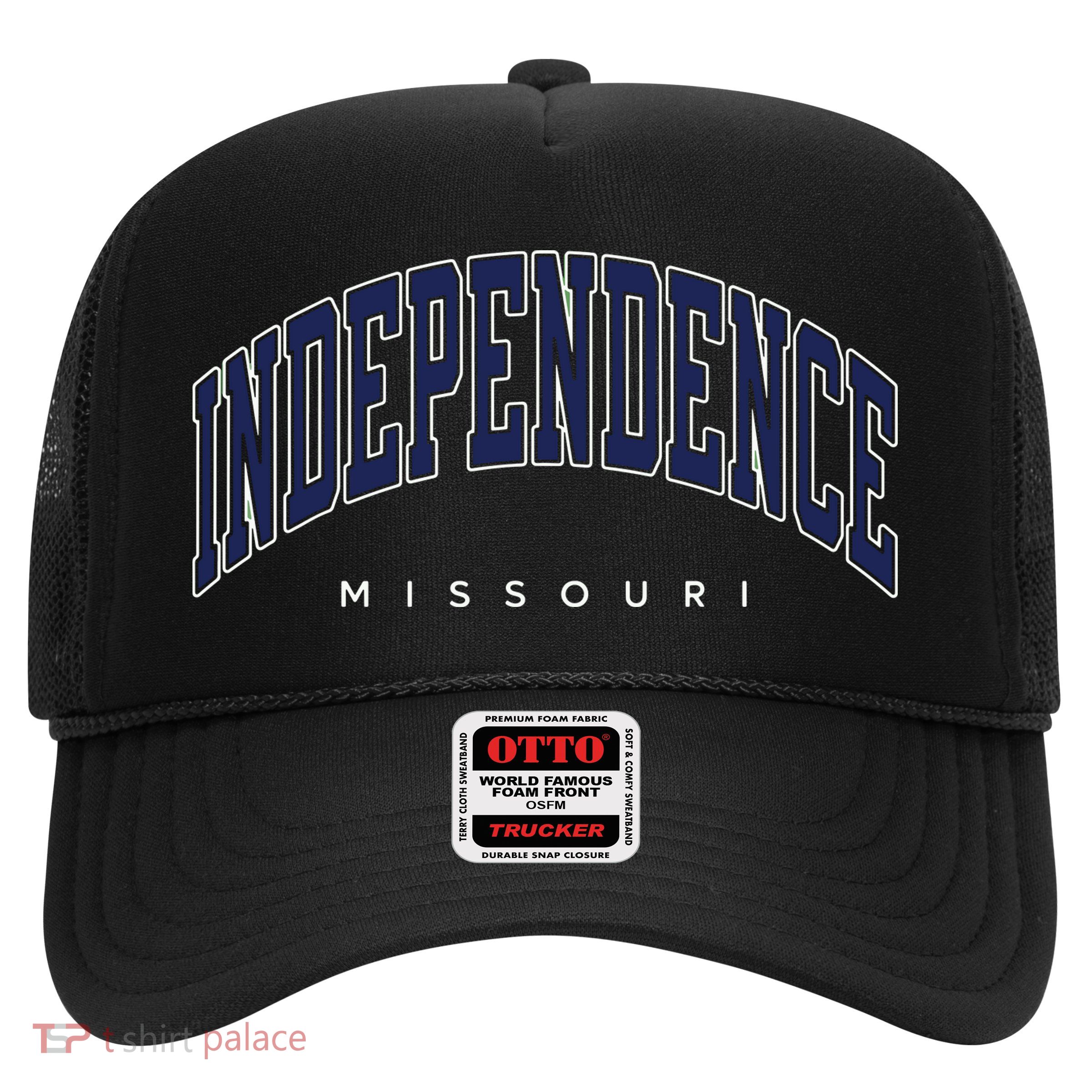Independence Missouri Mo Varsity Style Trucker Hat
