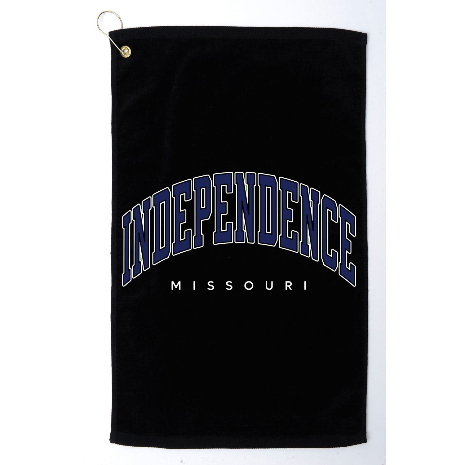 Independence Missouri Mo Varsity Style Golf Towel