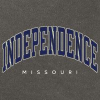 Independence Missouri Mo Varsity Style Cotton Canvas Backpack