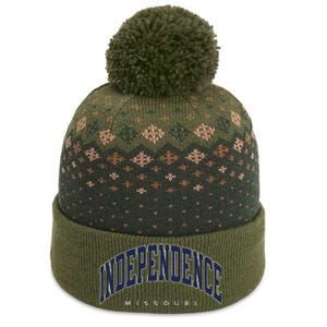 Independence Missouri Mo Varsity Style The Baniff Cuffed Pom Beanie