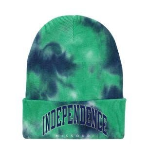 Independence Missouri Mo Varsity Style Tie Dye 12in Knit Beanie