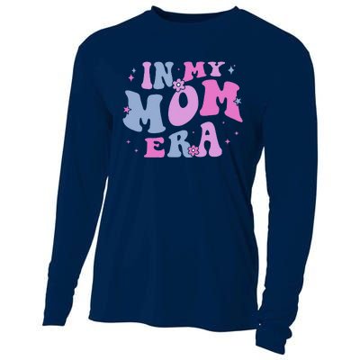 In My Mom Era Lover Groovy Retro Mom MotherS Day Birthday Cooling Performance Long Sleeve Crew